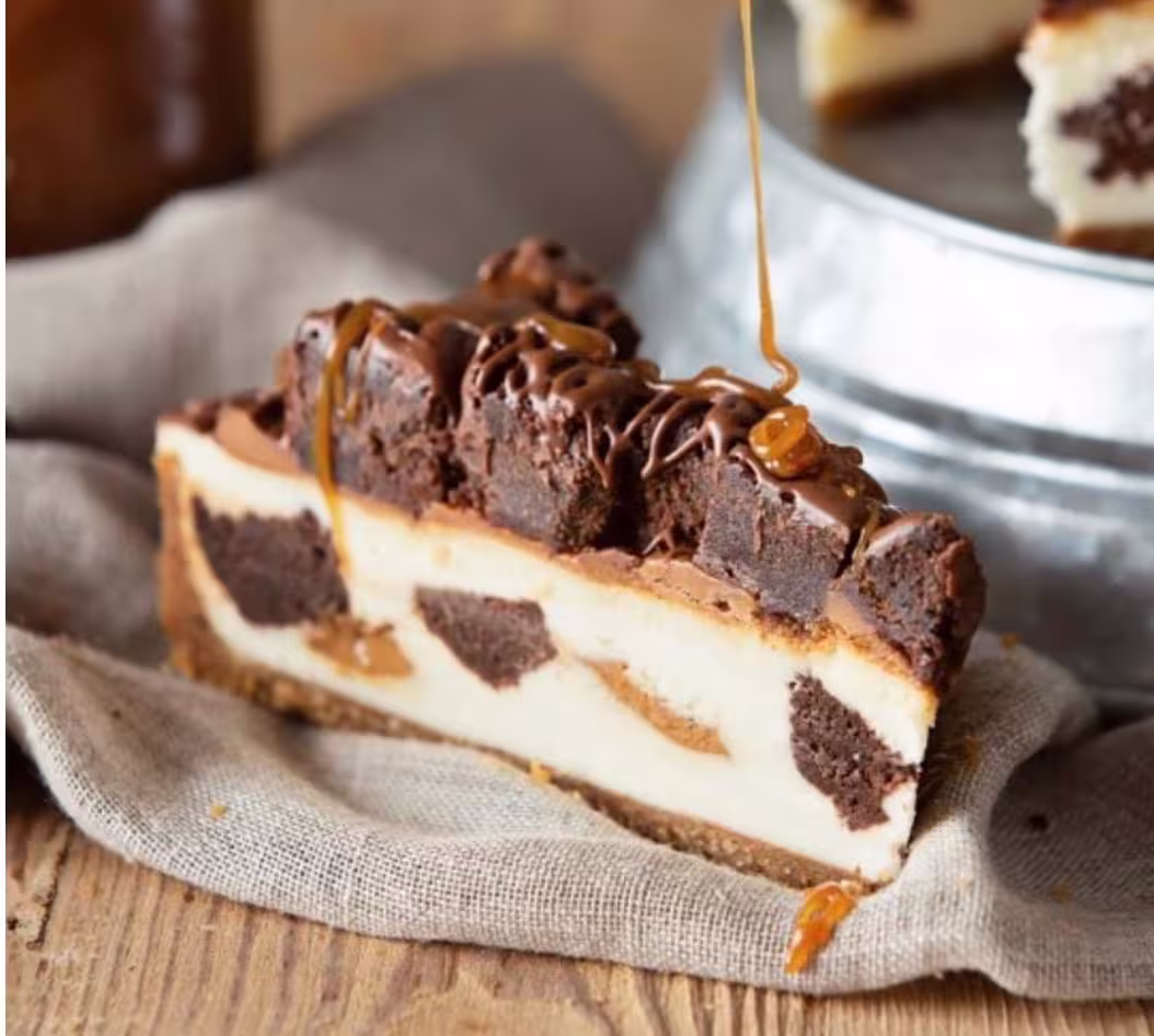 Brownie Caramel Cheesecake